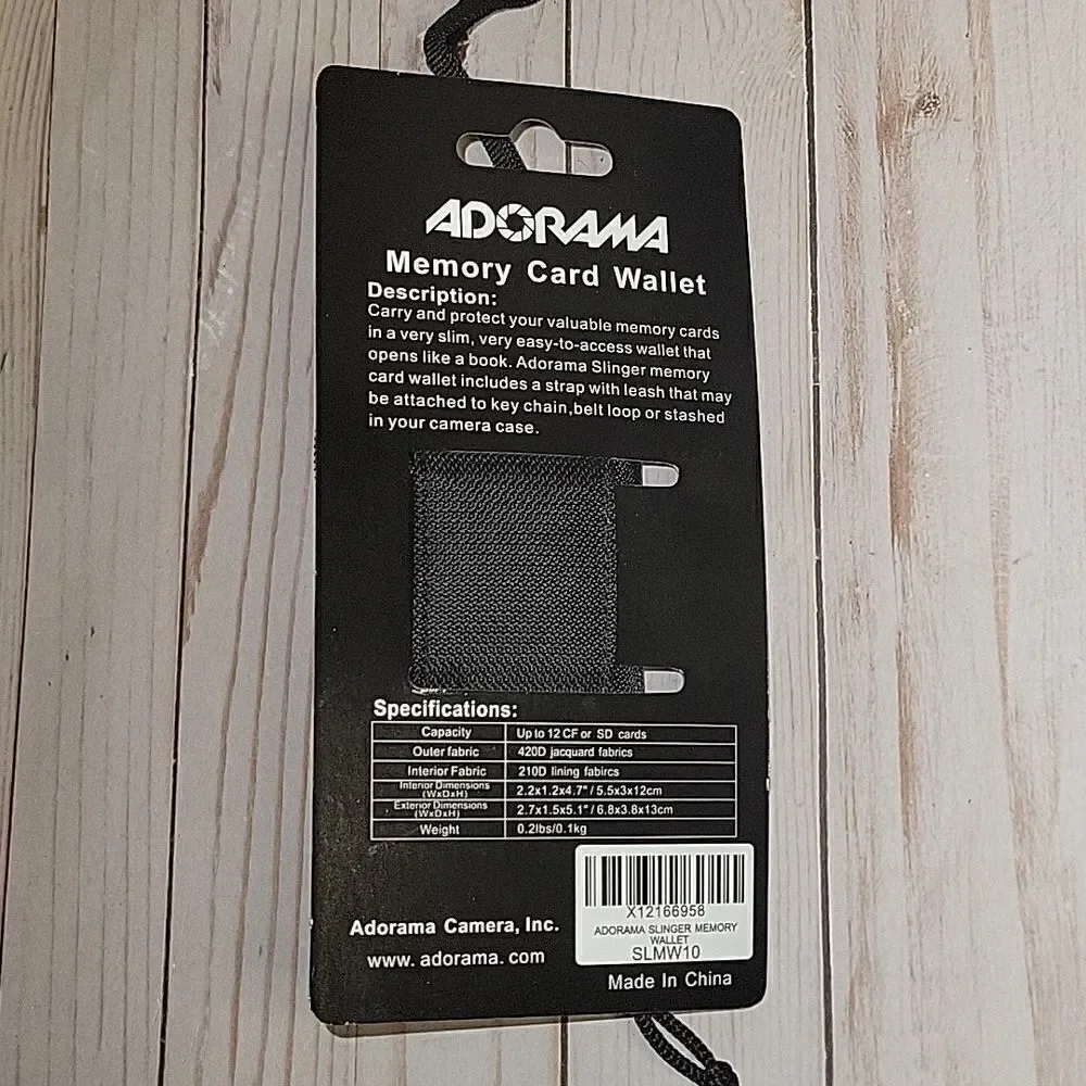 Slinger Digital Memory Card Wallet - Holds 12 Media Cards SD, Memory Card Wallet